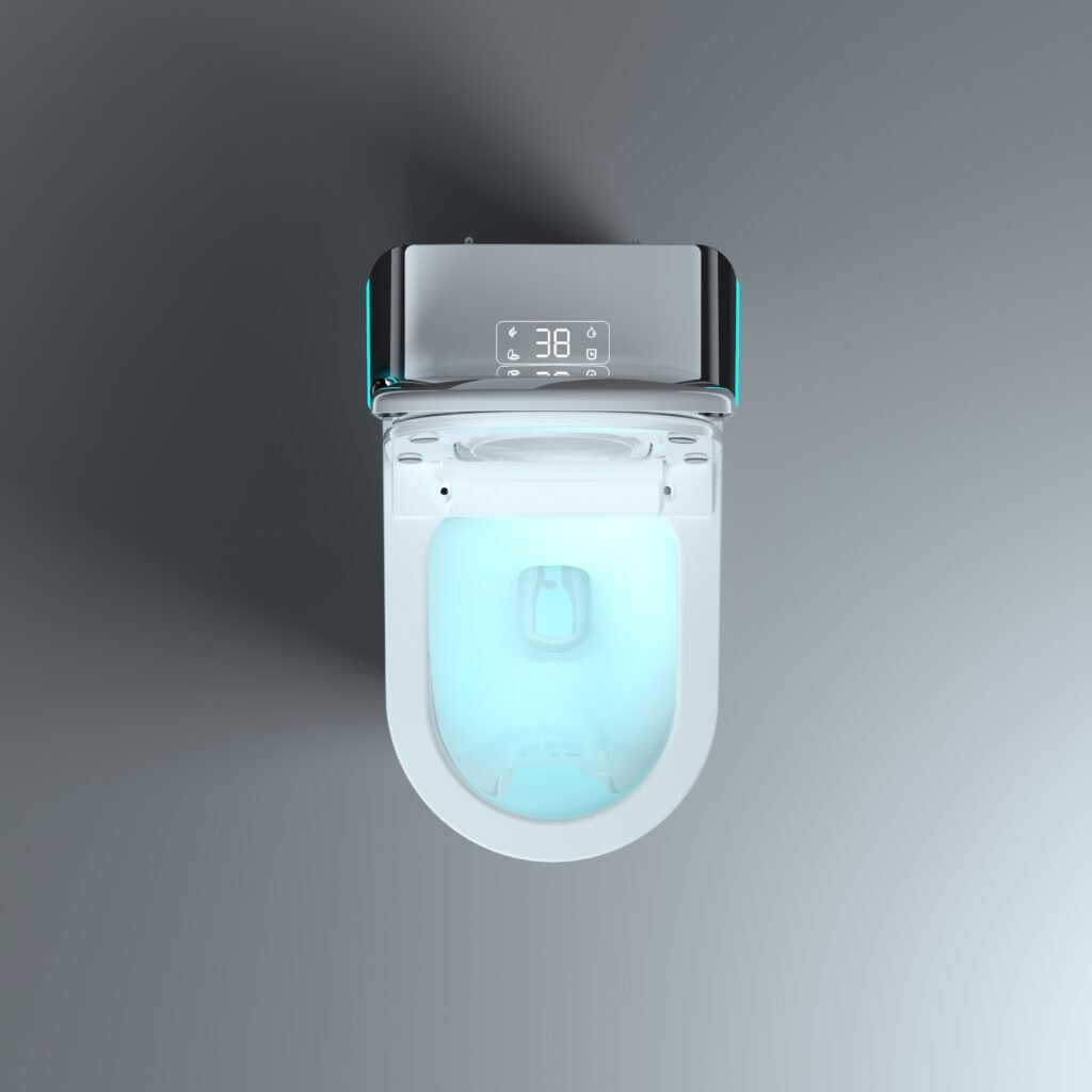 Installatie van slim toilet