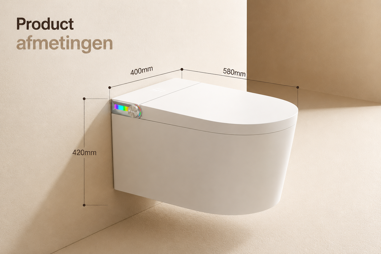 Afmetingen japans hangtoilet topversie
