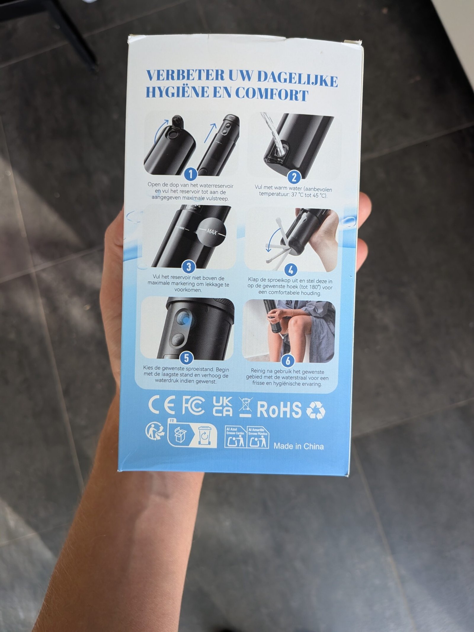 Luxe bidet voor onderweg ( zwart) - Afbeelding 13