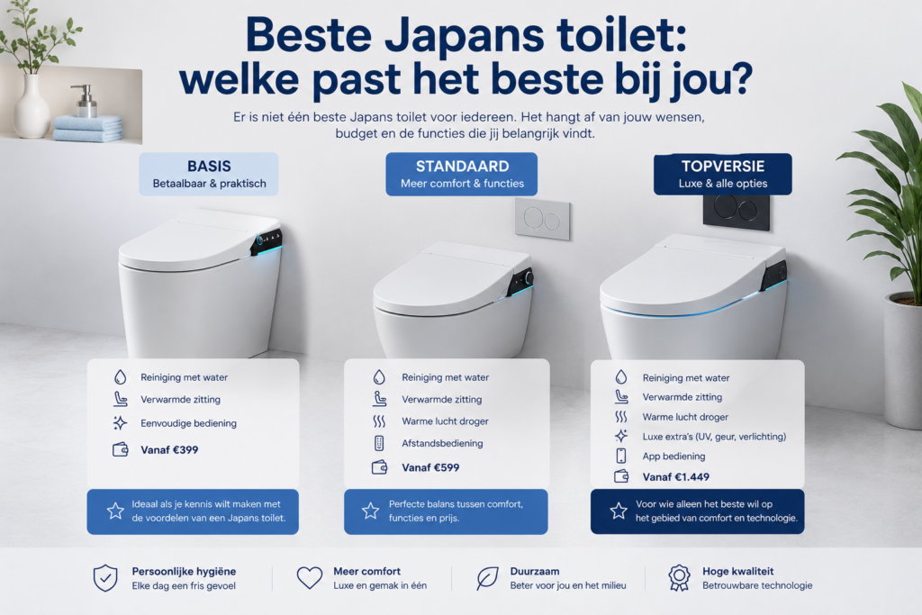 Beste japans toilet welke past het best bij jou?