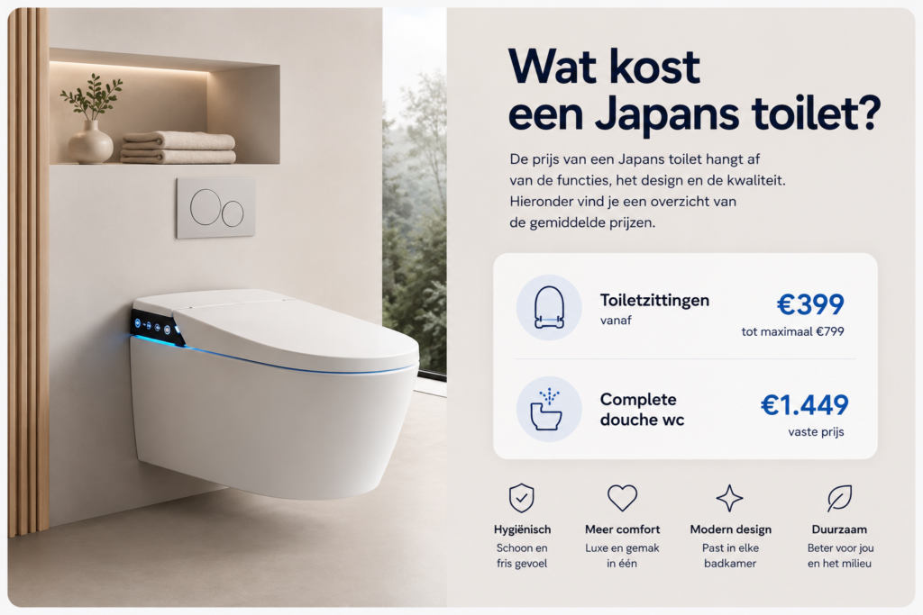 Wat kost een japans toilet?