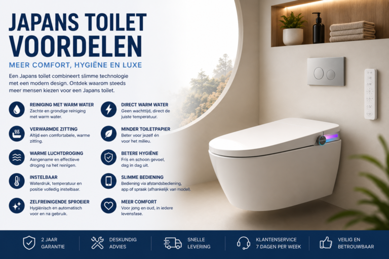 Japans toilet voordelen