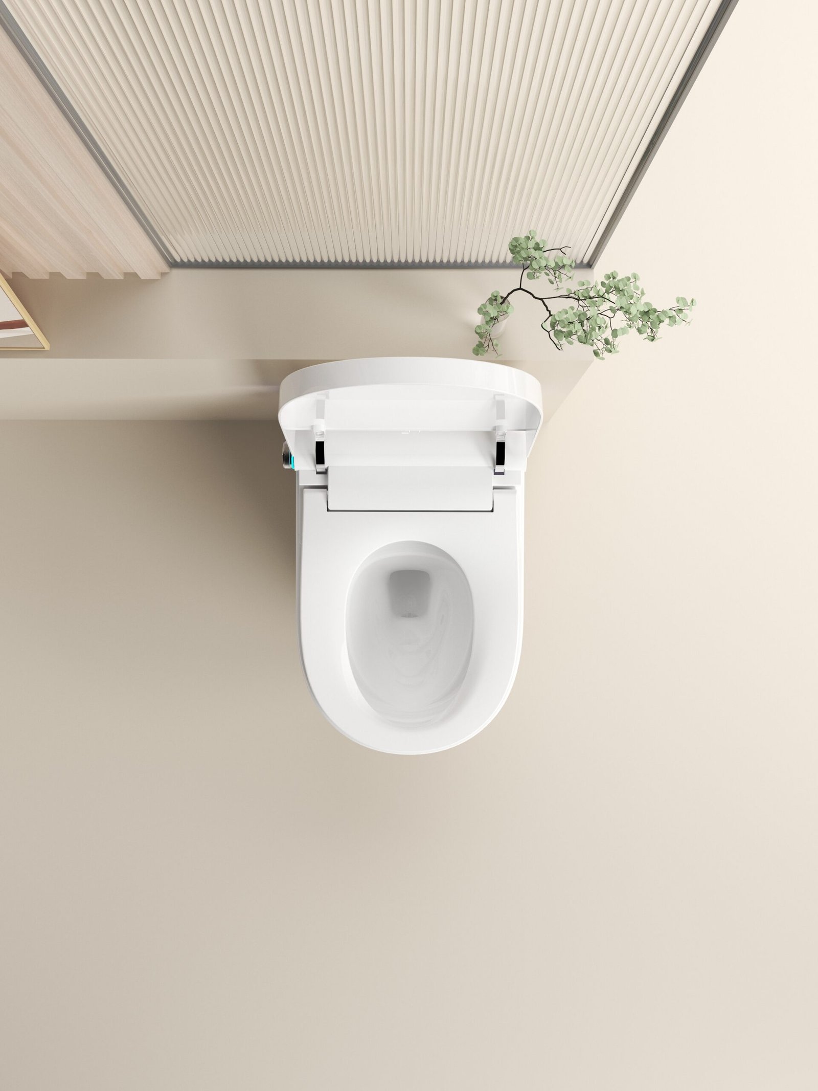 Spoelsysteem van het SlimmeWC Hangtoilet Basisversie