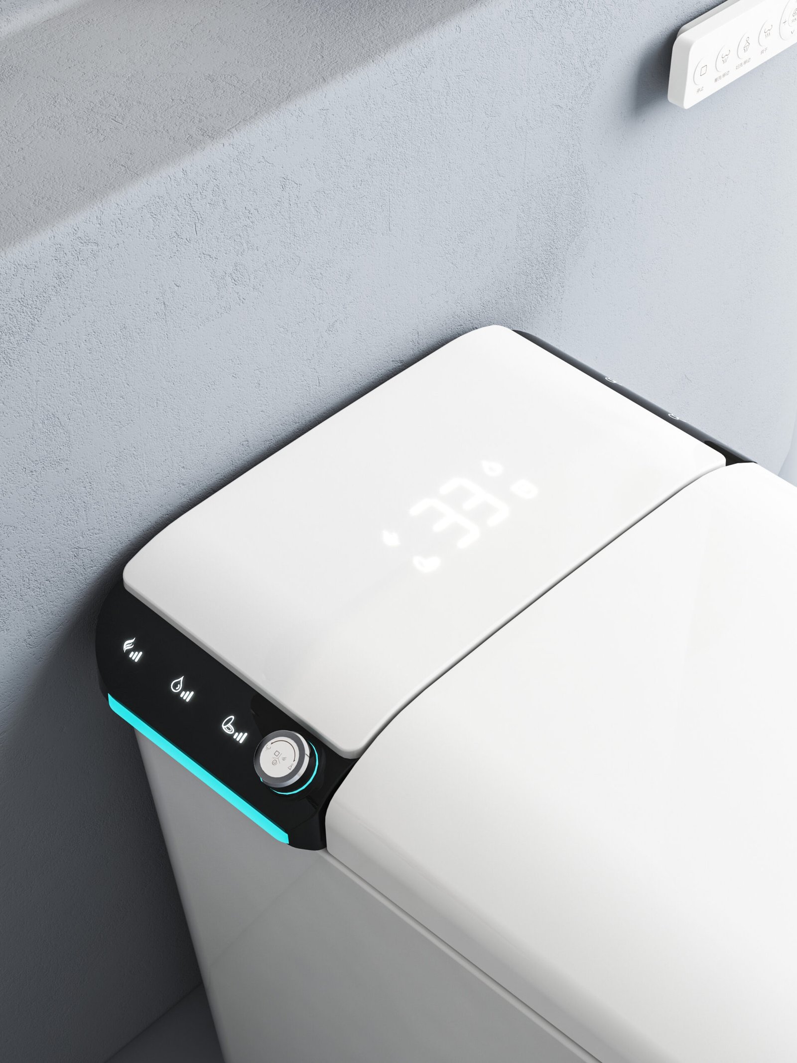 LED-display van het Staand Topversie Toilet