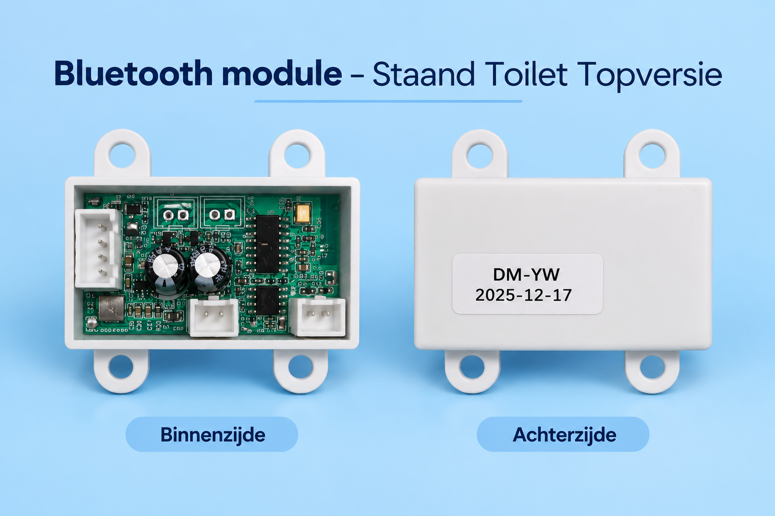 Bluetooth en voice Module staand toilet