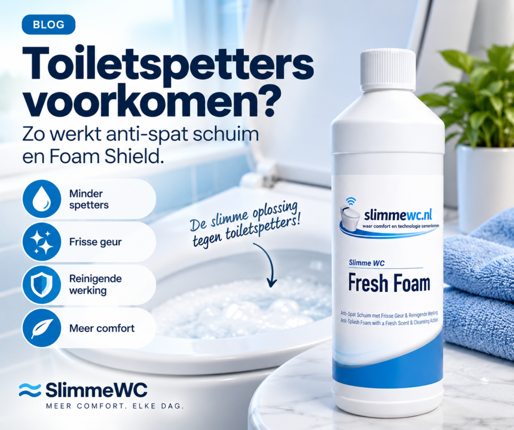 Toiletspetters voorkomen