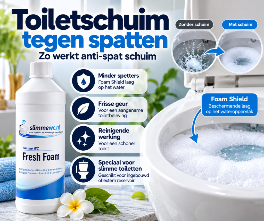 toiletschuim tegen spatten